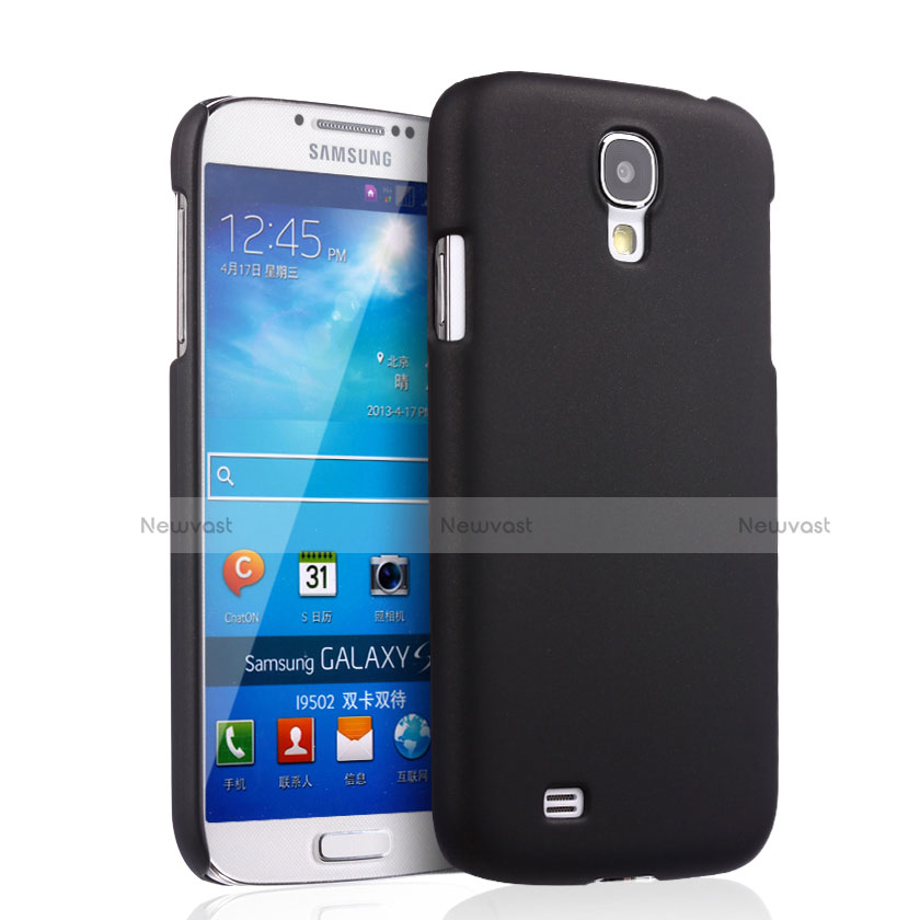 Hard Rigid Plastic Matte Finish Cover for Samsung Galaxy S4 i9500 i9505 Black