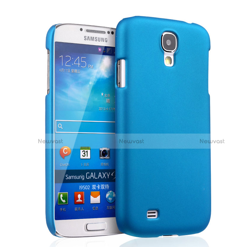 Hard Rigid Plastic Matte Finish Cover for Samsung Galaxy S4 IV Advance i9500 Sky Blue