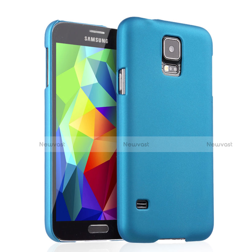 Hard Rigid Plastic Matte Finish Cover for Samsung Galaxy S5 Duos Plus Sky Blue