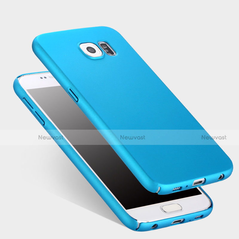 Hard Rigid Plastic Matte Finish Cover for Samsung Galaxy S6 SM-G920 Sky Blue