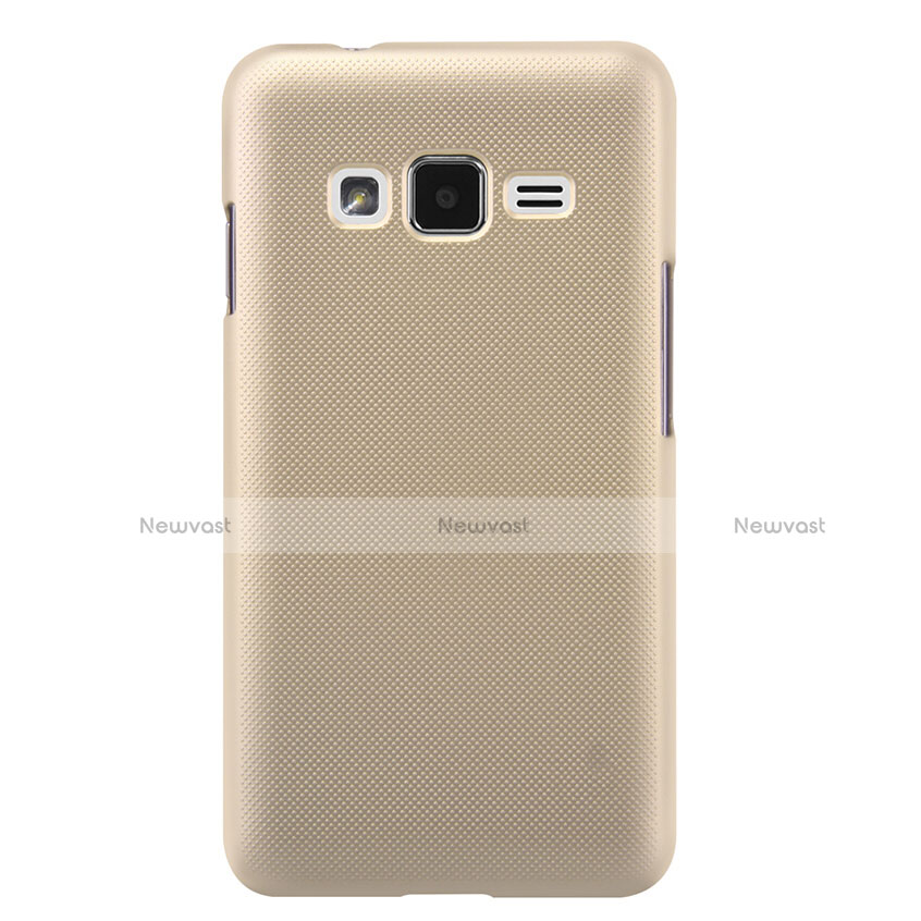 Hard Rigid Plastic Matte Finish Cover for Samsung Z1 Z130H Gold