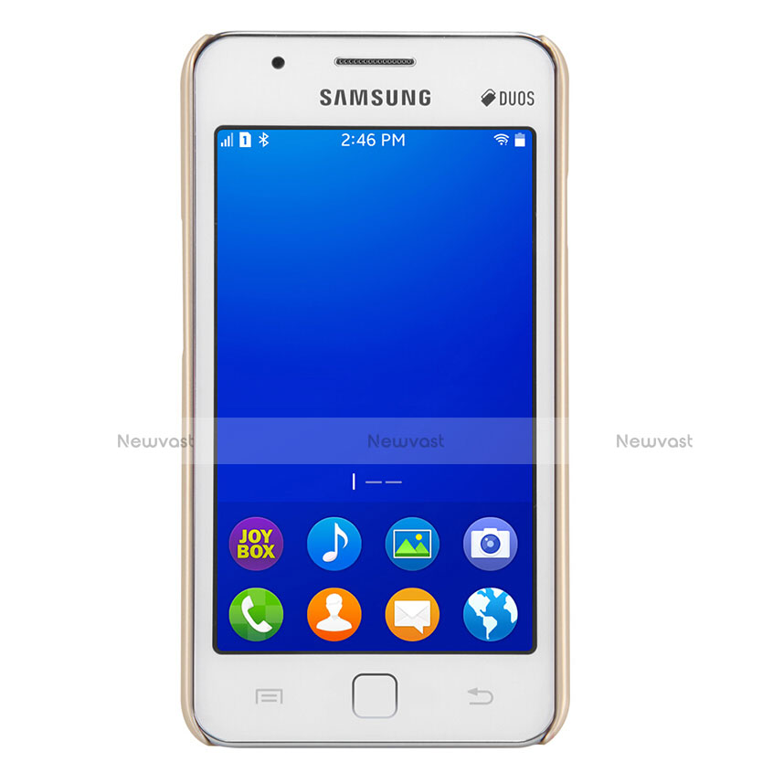 Hard Rigid Plastic Matte Finish Cover for Samsung Z1 Z130H Gold