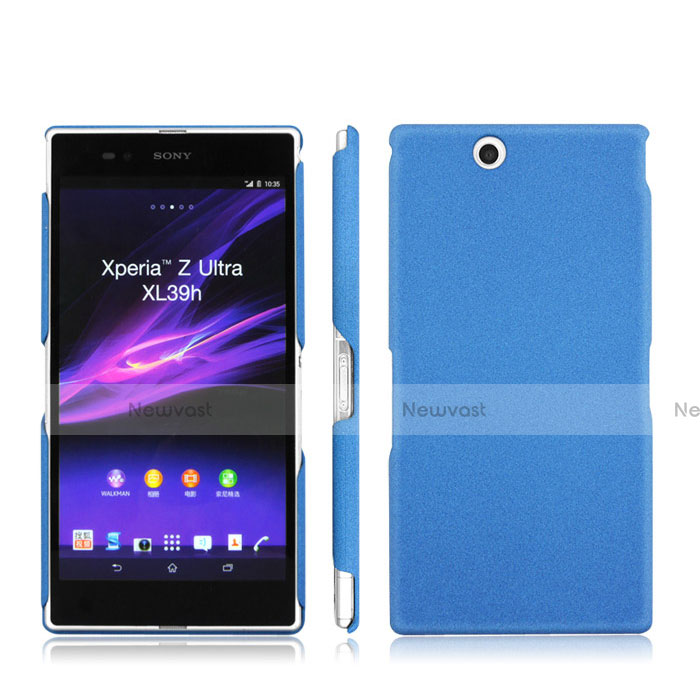 Hard Rigid Plastic Matte Finish Cover for Sony Xperia Z Ultra XL39h Blue