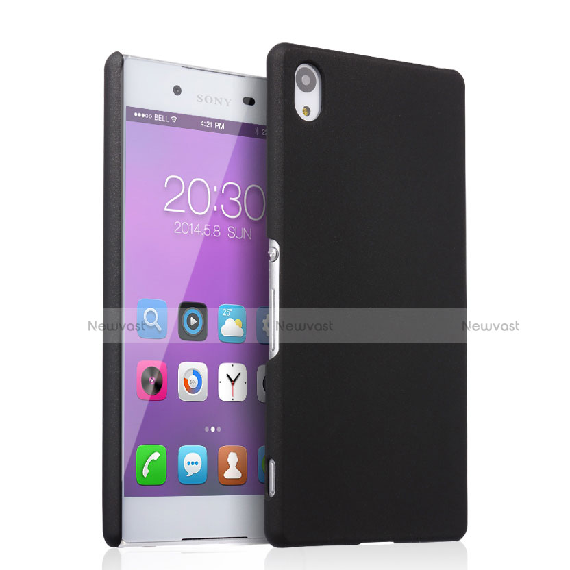 Hard Rigid Plastic Matte Finish Cover for Sony Xperia Z4 Black