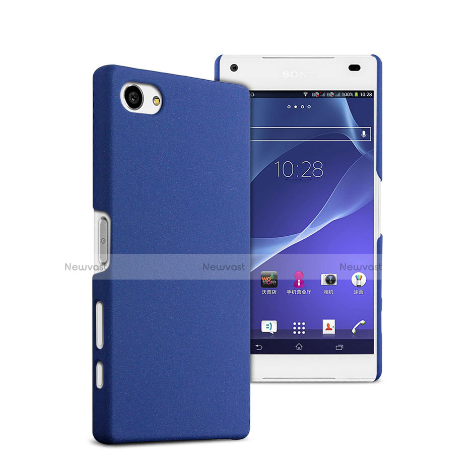 Hard Rigid Plastic Matte Finish Cover for Sony Xperia Z5 Compact Blue