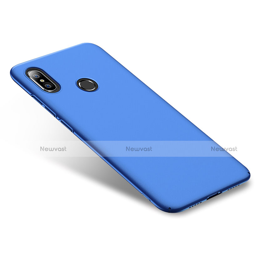 Hard Rigid Plastic Matte Finish Cover for Xiaomi Mi 8 Blue