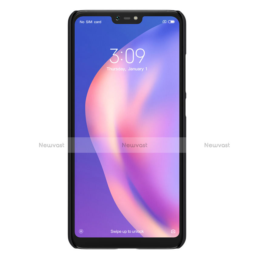 Hard Rigid Plastic Matte Finish Cover for Xiaomi Mi 8 Lite Black