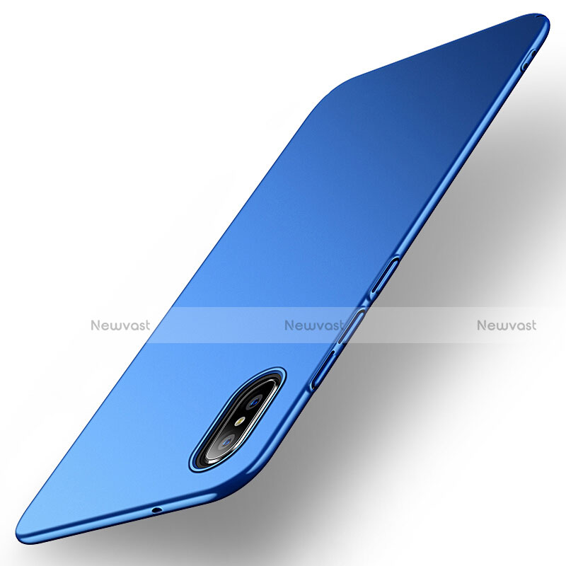 Hard Rigid Plastic Matte Finish Cover for Xiaomi Mi 8 Pro Global Version Blue