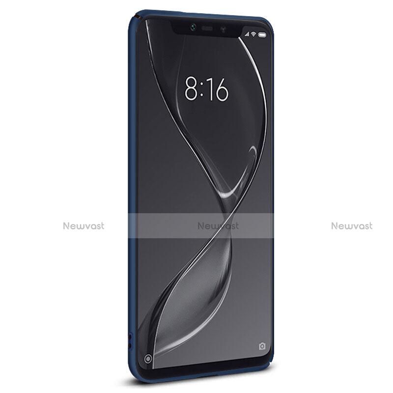 Hard Rigid Plastic Matte Finish Cover for Xiaomi Mi 8 Screen Fingerprint Edition Blue