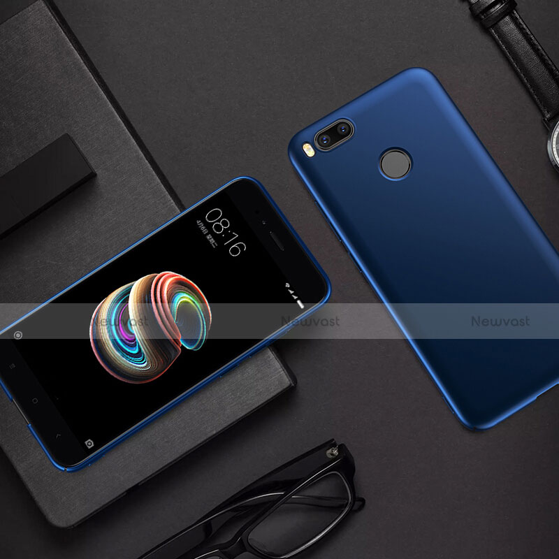 Hard Rigid Plastic Matte Finish Cover for Xiaomi Mi A1 Blue