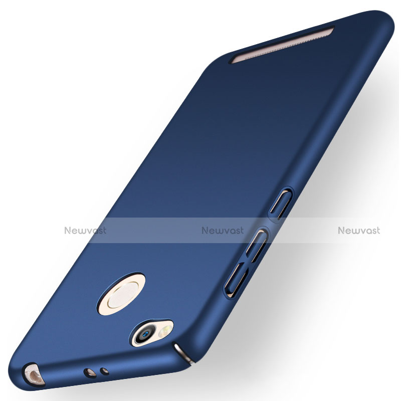 Hard Rigid Plastic Matte Finish Cover for Xiaomi Redmi 3X Blue