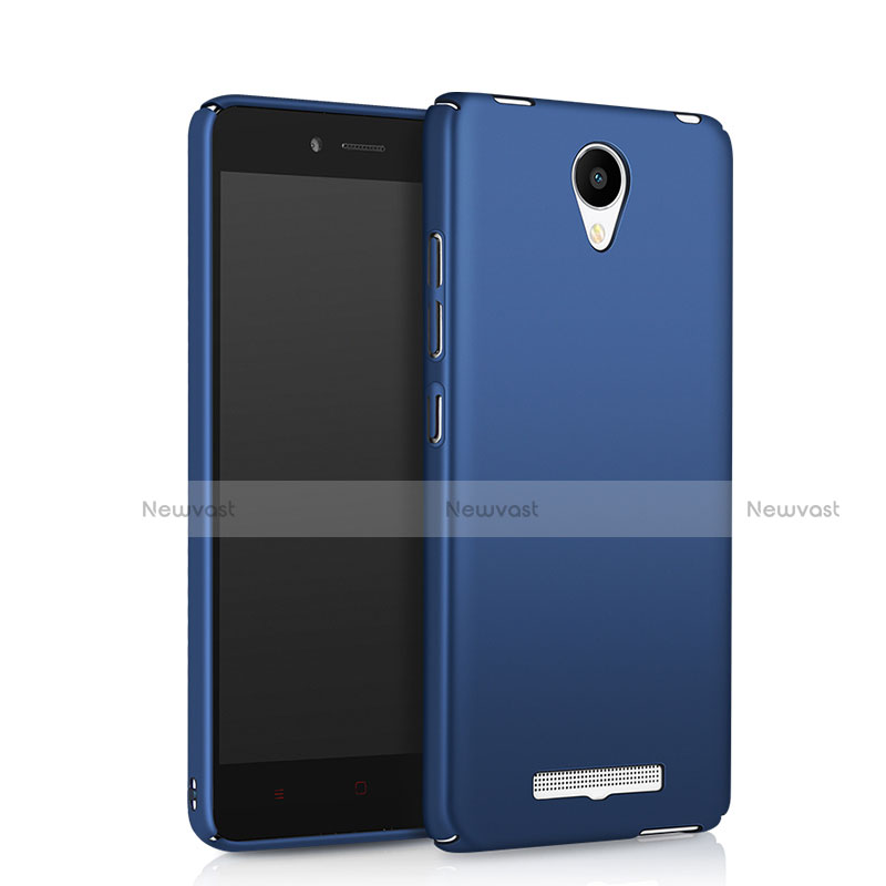 Hard Rigid Plastic Matte Finish Cover for Xiaomi Redmi Note 2 Blue