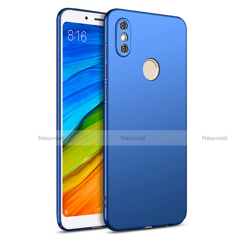 Hard Rigid Plastic Matte Finish Cover for Xiaomi Redmi Note 5 AI Dual Camera Blue