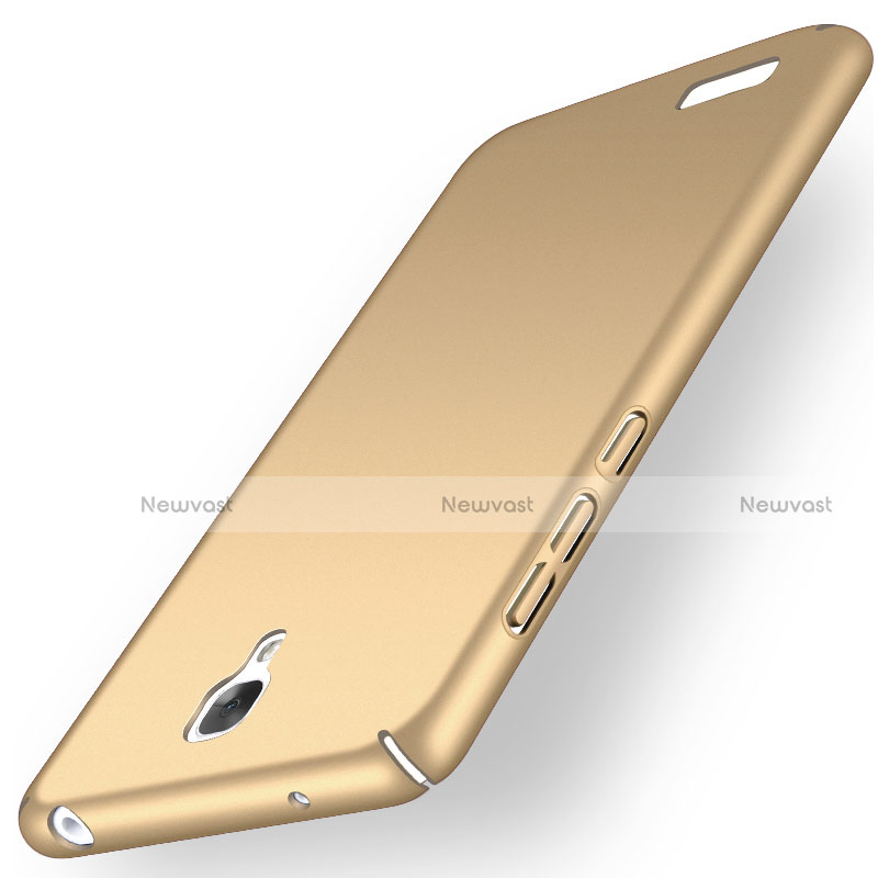 Hard Rigid Plastic Matte Finish Cover for Xiaomi Redmi Note Prime Gold