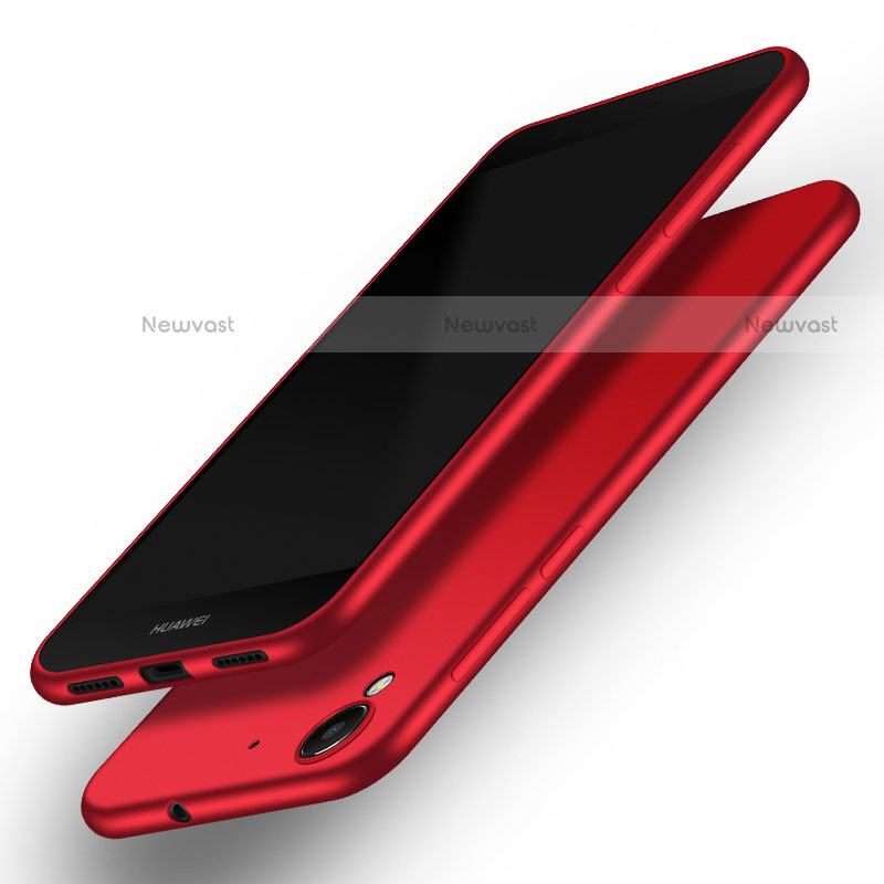 Hard Rigid Plastic Matte Finish Cover M01 for Huawei Honor 5A Red