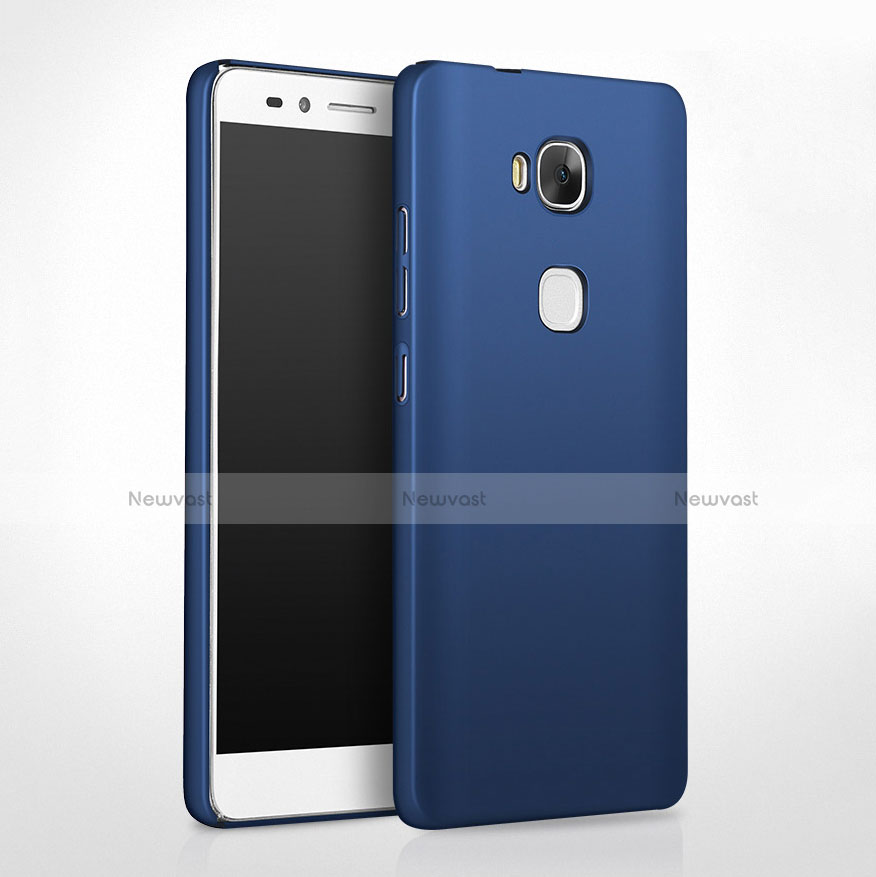 Hard Rigid Plastic Matte Finish Cover M01 for Huawei Honor 5X Blue