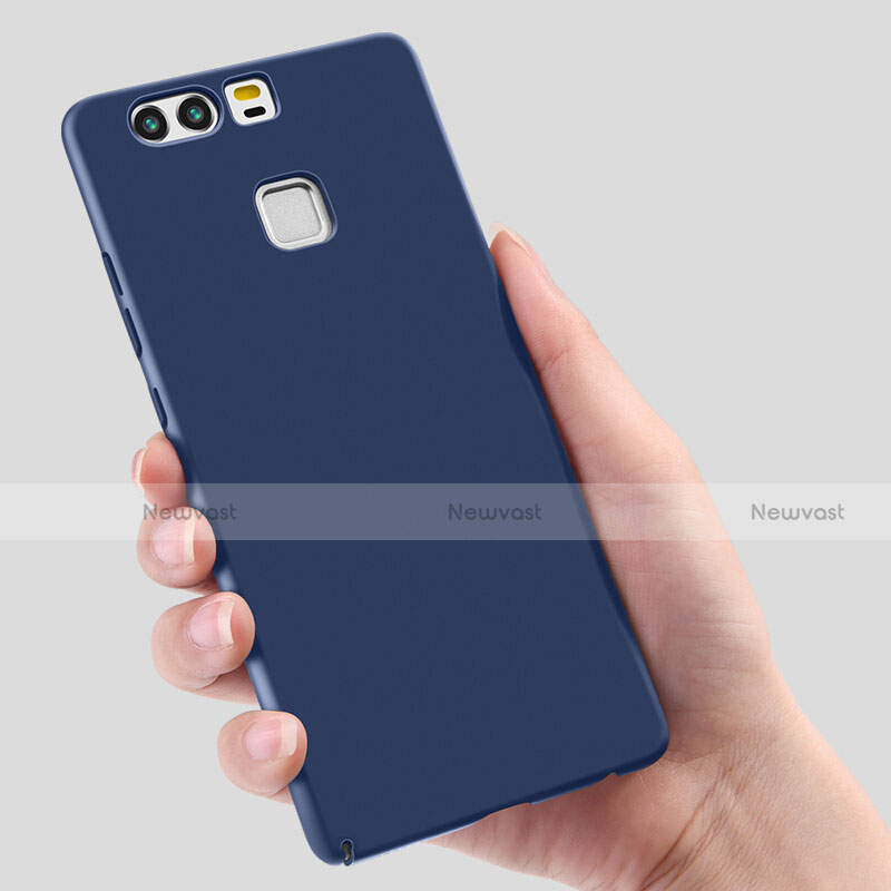 Hard Rigid Plastic Matte Finish Cover M01 for Huawei P9 Plus Blue