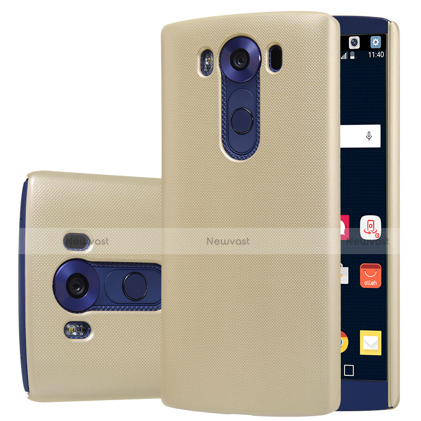 Hard Rigid Plastic Matte Finish Cover M01 for LG V10 Gold