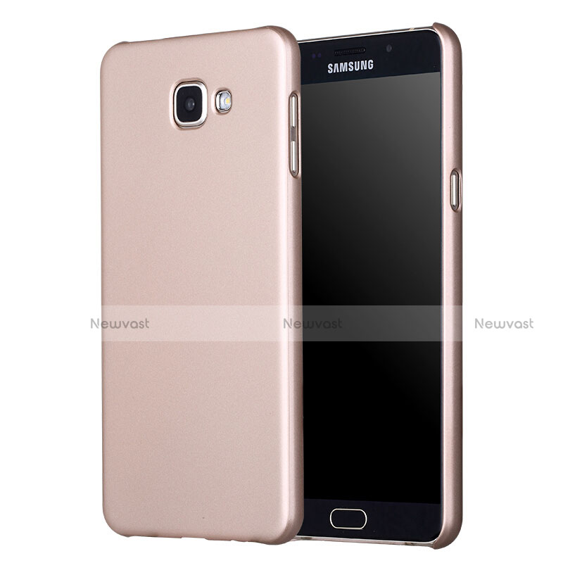 Hard Rigid Plastic Matte Finish Cover M01 for Samsung Galaxy A5 (2017) Duos Gold