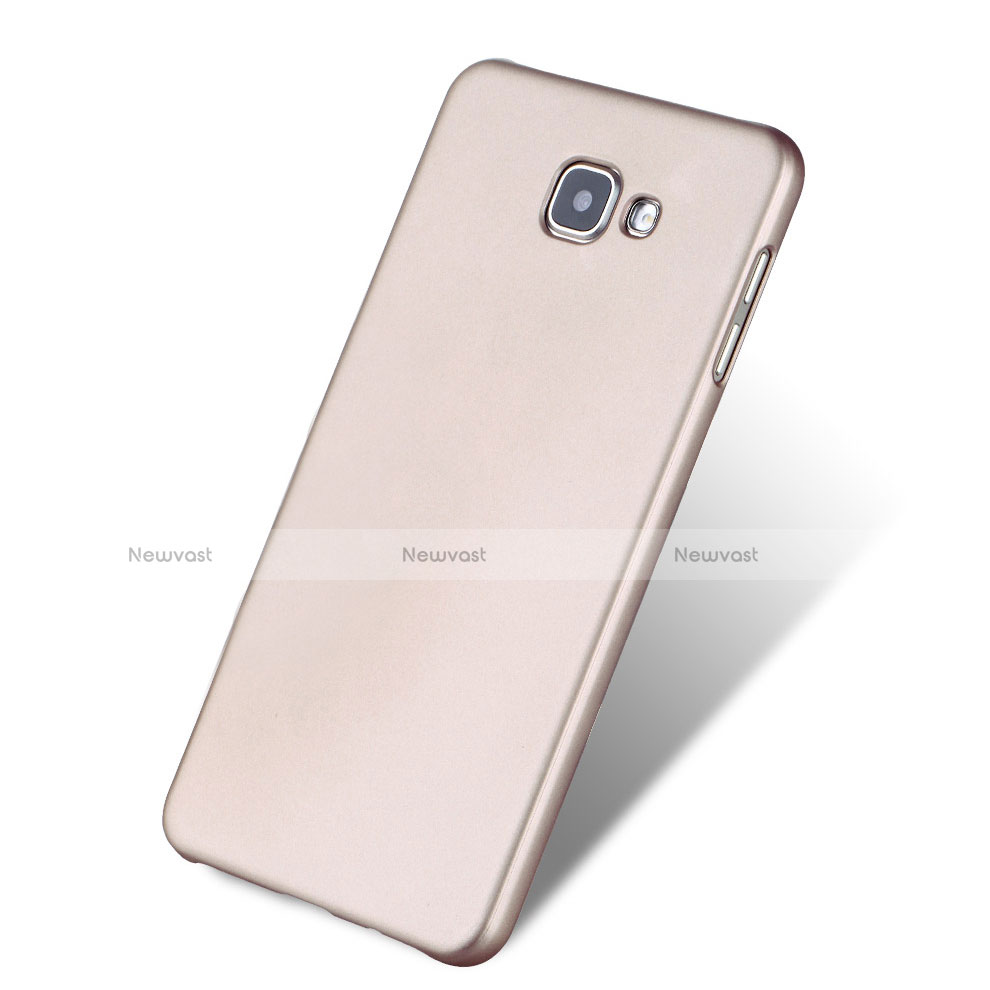 Hard Rigid Plastic Matte Finish Cover M01 for Samsung Galaxy A5 (2017) SM-A520F Gold