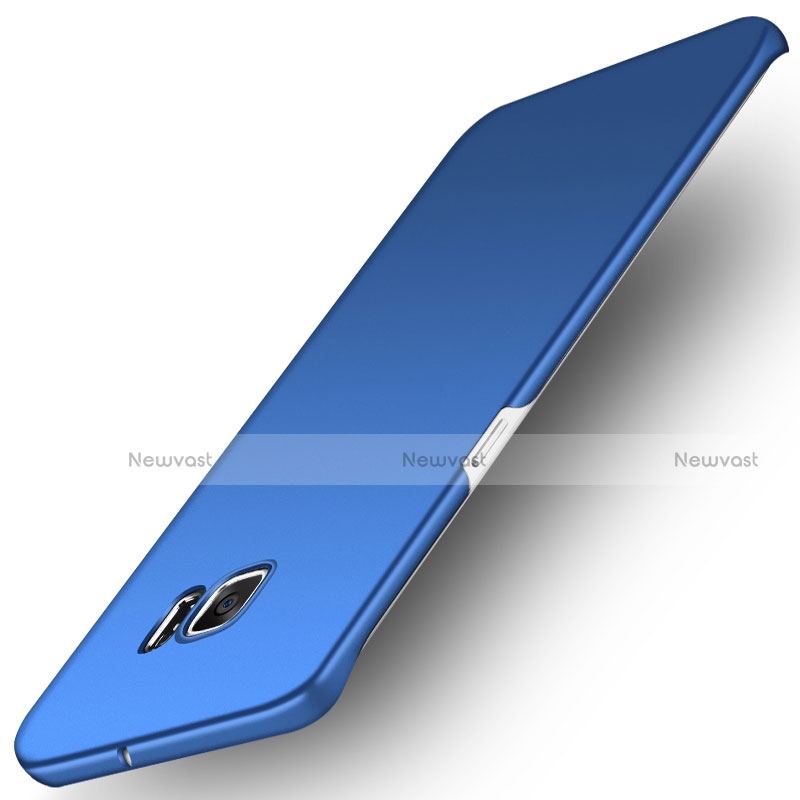 Hard Rigid Plastic Matte Finish Cover M01 for Samsung Galaxy S6 Edge SM-G925 Blue