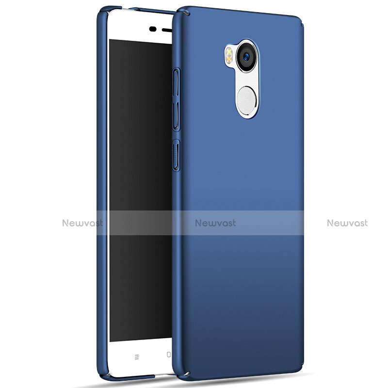 Hard Rigid Plastic Matte Finish Cover M01 for Xiaomi Redmi 4 Prime High Edition Blue