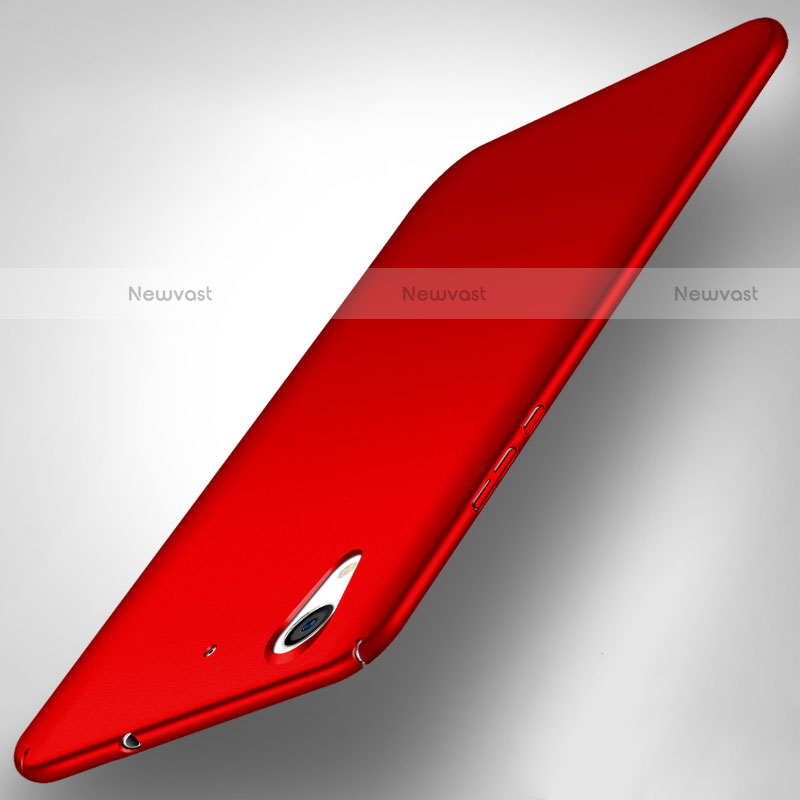 Hard Rigid Plastic Matte Finish Cover M02 for Huawei Honor 5A Red