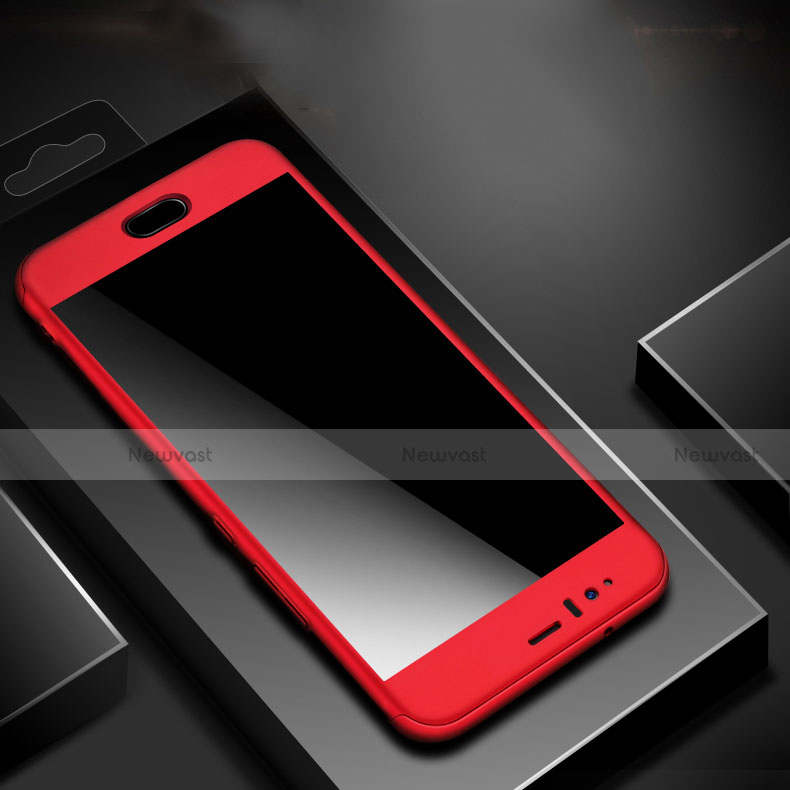 Hard Rigid Plastic Matte Finish Cover M02 for Huawei P10 Plus Red