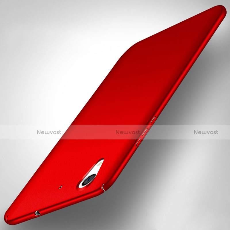 Hard Rigid Plastic Matte Finish Cover M02 for Huawei Y6 II 5 5 Red