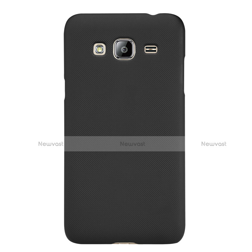 Hard Rigid Plastic Matte Finish Cover M02 for Samsung Galaxy J3 (2016) J320F J3109 Black