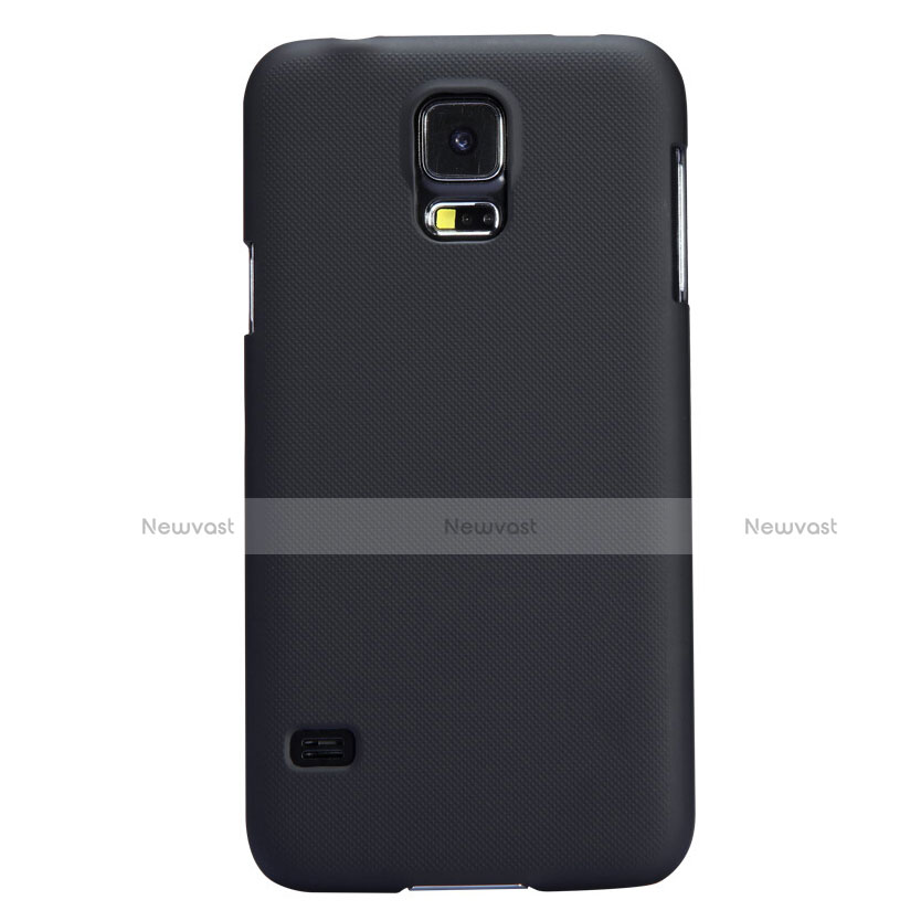 Hard Rigid Plastic Matte Finish Cover M02 for Samsung Galaxy S5 G900F G903F Black