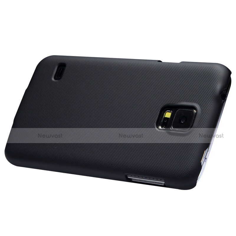 Hard Rigid Plastic Matte Finish Cover M02 for Samsung Galaxy S5 G900F G903F Black