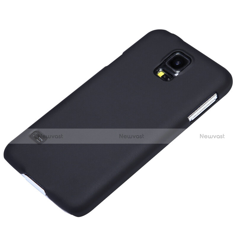 Hard Rigid Plastic Matte Finish Cover M02 for Samsung Galaxy S5 G900F G903F Black