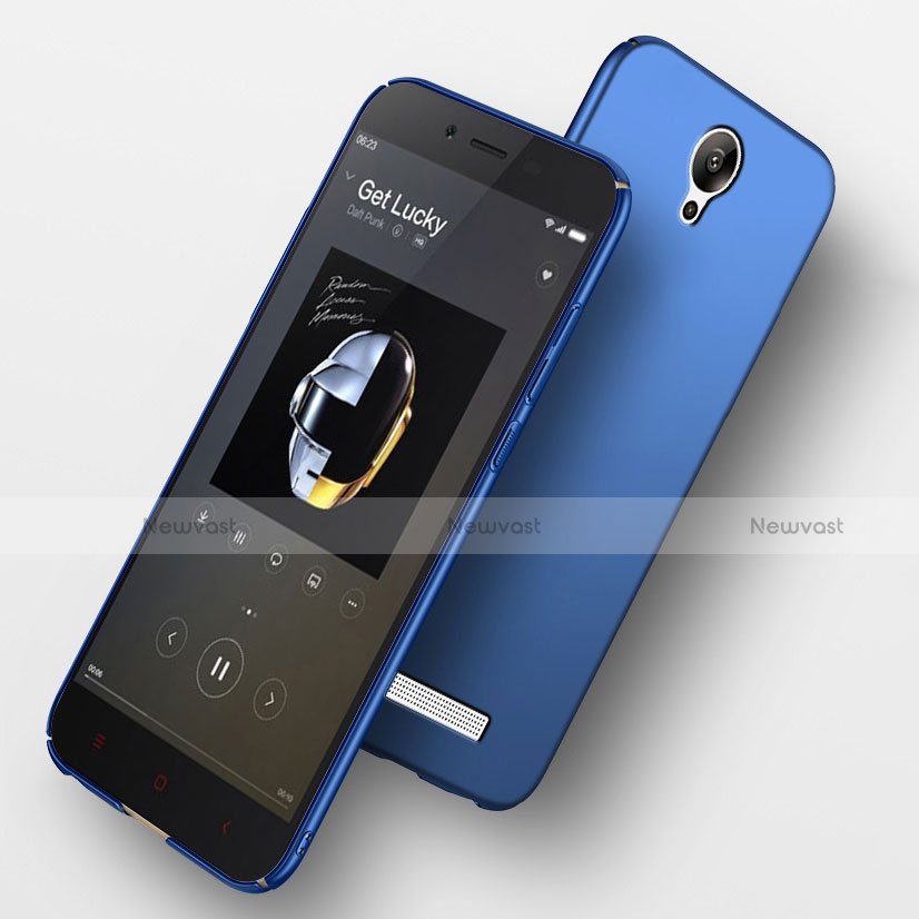 Hard Rigid Plastic Matte Finish Cover M02 for Xiaomi Redmi Note 2 Blue