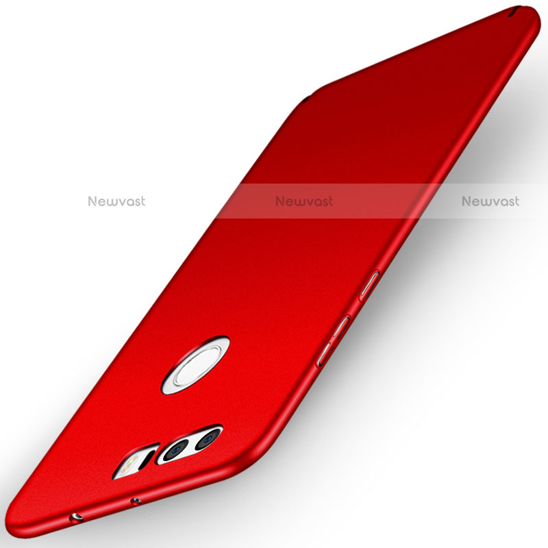 Hard Rigid Plastic Matte Finish Cover M03 for Huawei Honor 8 Red