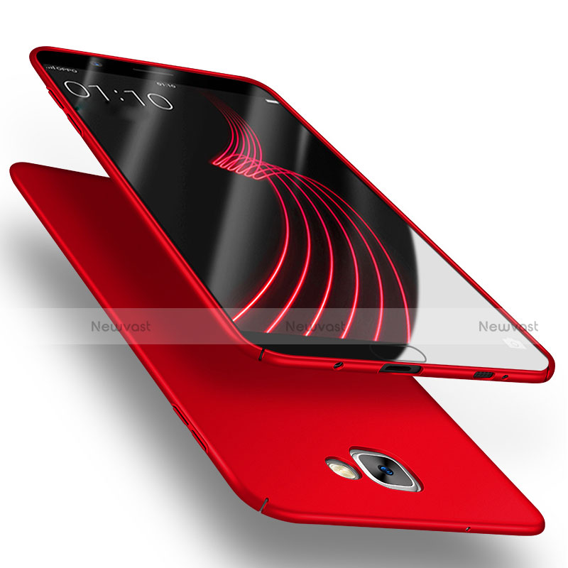 Hard Rigid Plastic Matte Finish Cover M03 for Samsung Galaxy A9 Pro (2016) SM-A9100 Red