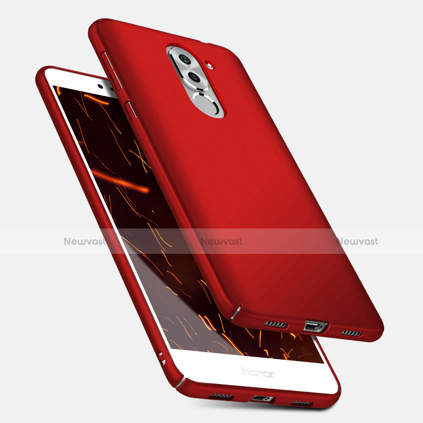 Hard Rigid Plastic Matte Finish Cover M04 for Huawei GR5 (2017) Red