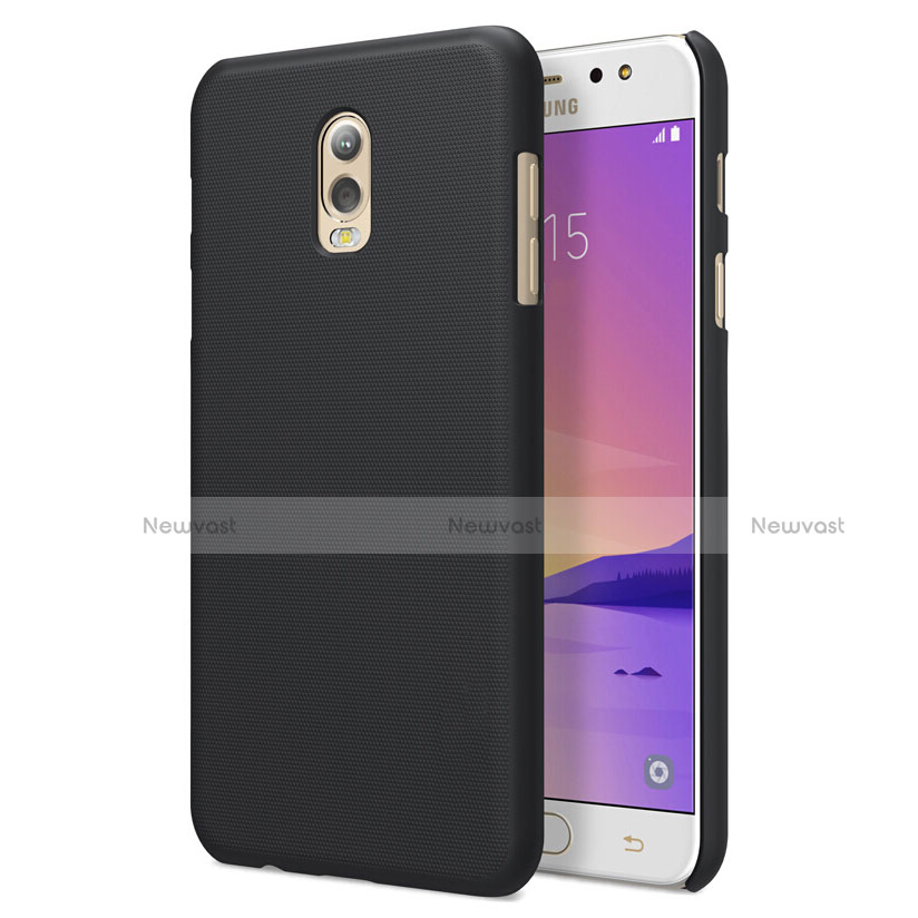 Hard Rigid Plastic Matte Finish Cover M04 for Samsung Galaxy J7 Plus Black