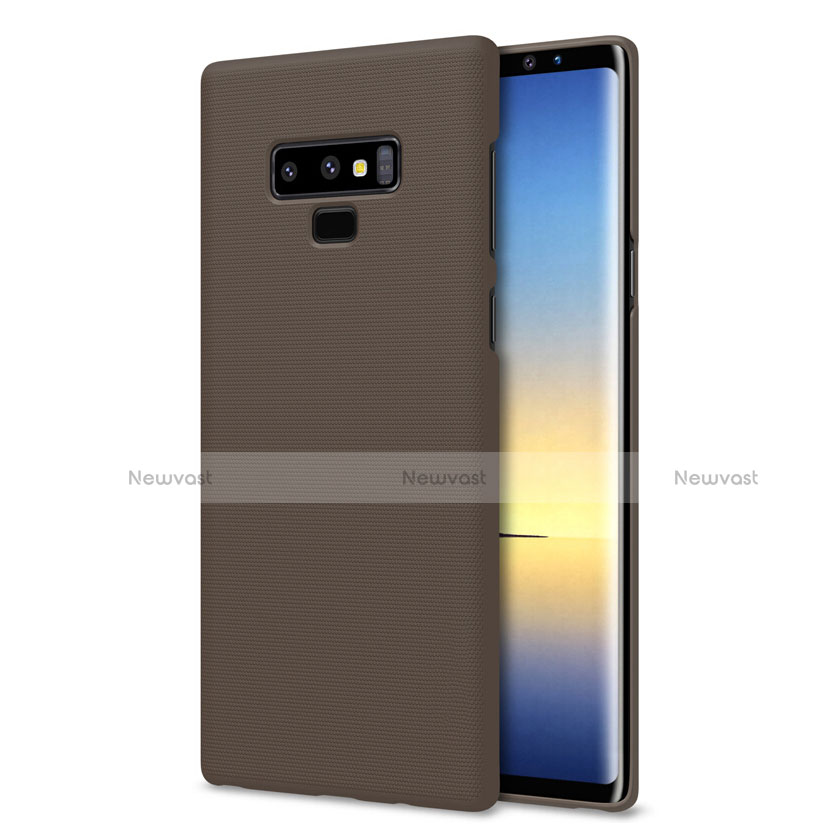 Hard Rigid Plastic Matte Finish Cover M04 for Samsung Galaxy Note 9 Brown