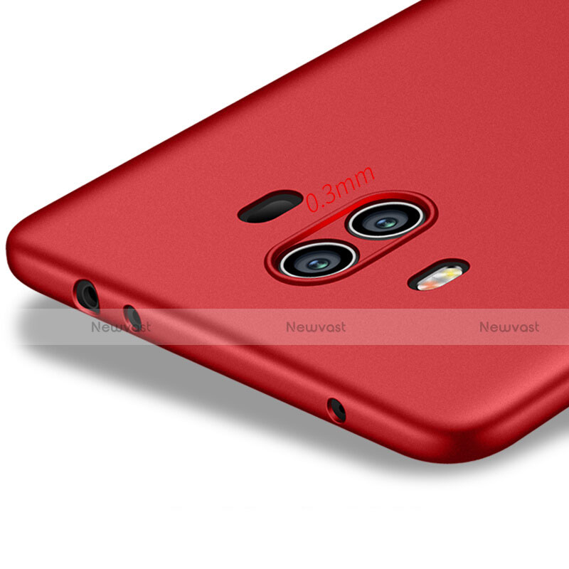 Hard Rigid Plastic Matte Finish Cover M08 for Huawei Mate 10 Red