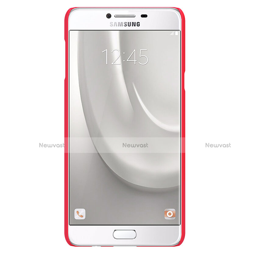 Hard Rigid Plastic Matte Finish Cover M08 for Samsung Galaxy C5 SM-C5000 Red