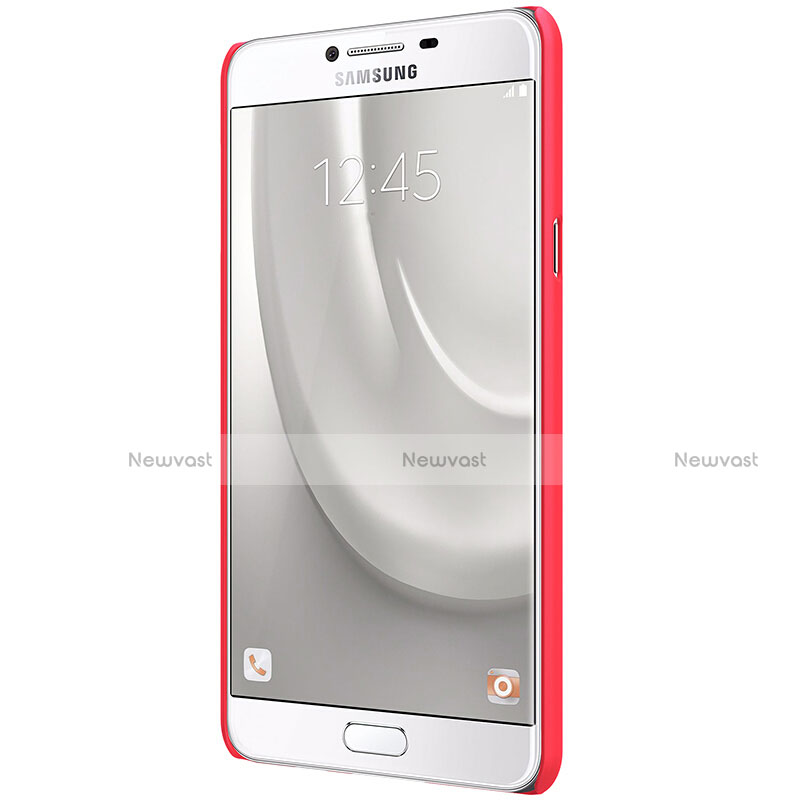 Hard Rigid Plastic Matte Finish Cover M08 for Samsung Galaxy C5 SM-C5000 Red