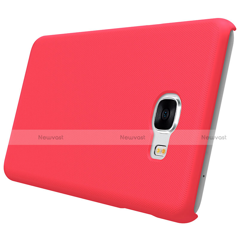 Hard Rigid Plastic Matte Finish Cover M08 for Samsung Galaxy C5 SM-C5000 Red