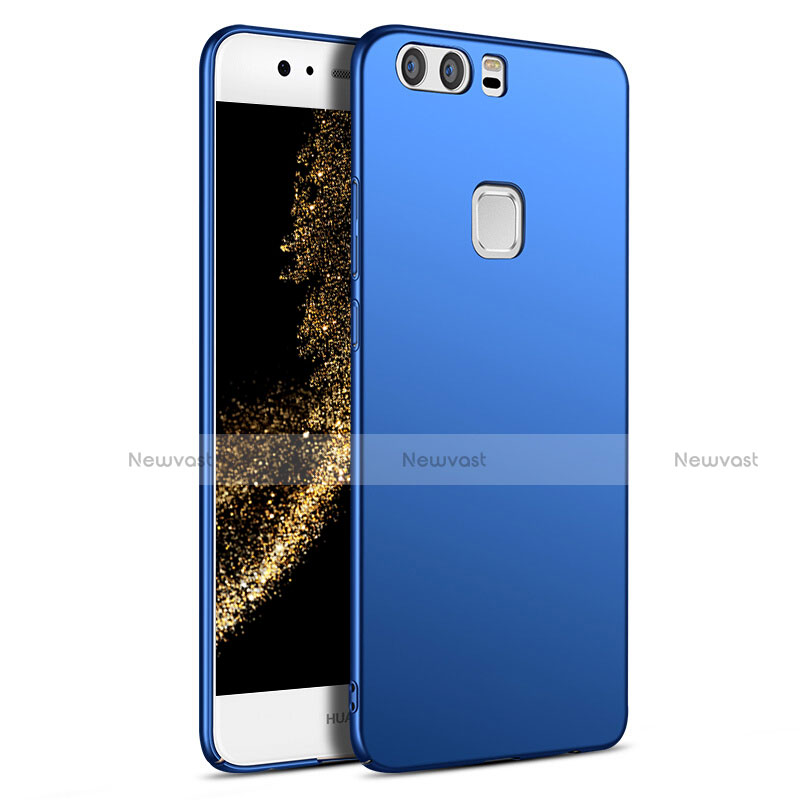 Hard Rigid Plastic Matte Finish Cover M09 for Huawei P9 Blue