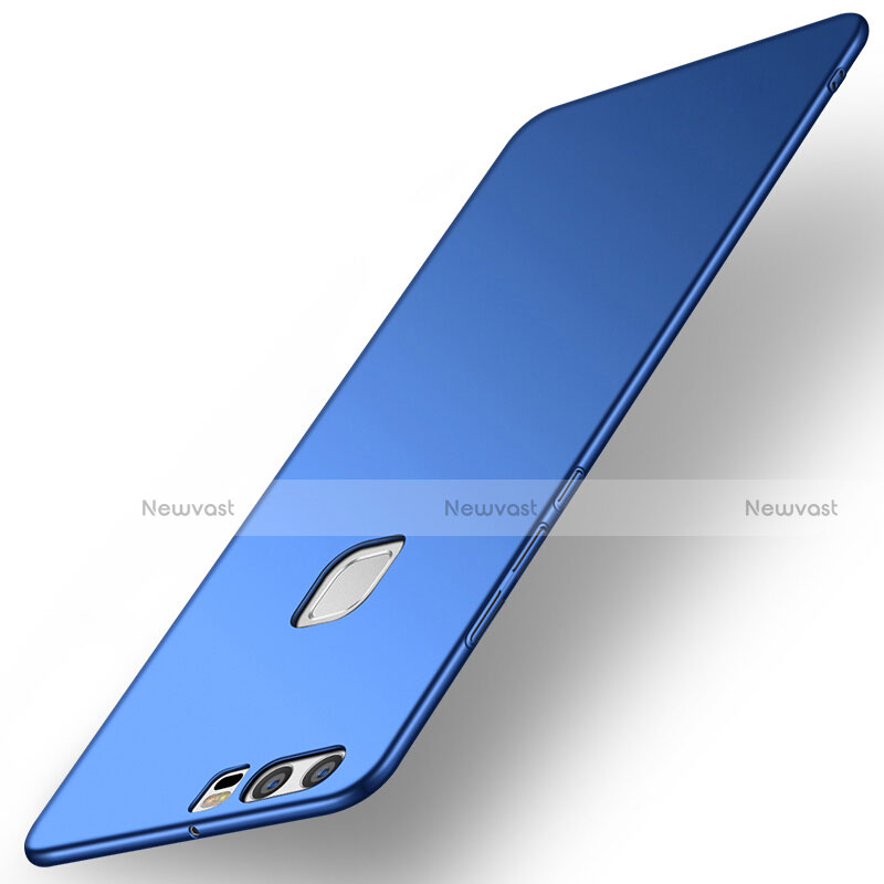 Hard Rigid Plastic Matte Finish Cover M09 for Huawei P9 Blue