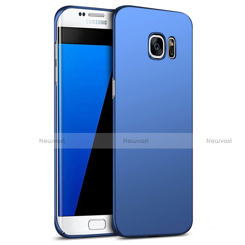 Hard Rigid Plastic Matte Finish Cover M09 for Samsung Galaxy S7 Edge G935F Blue