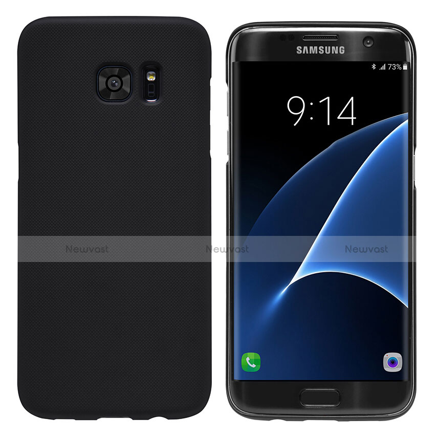 Hard Rigid Plastic Matte Finish Cover M10 for Samsung Galaxy S7 Edge G935F Black