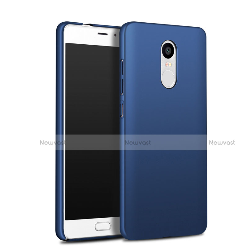 Hard Rigid Plastic Matte Finish Cover Q03 for Xiaomi Redmi Note 4X High Edition Blue