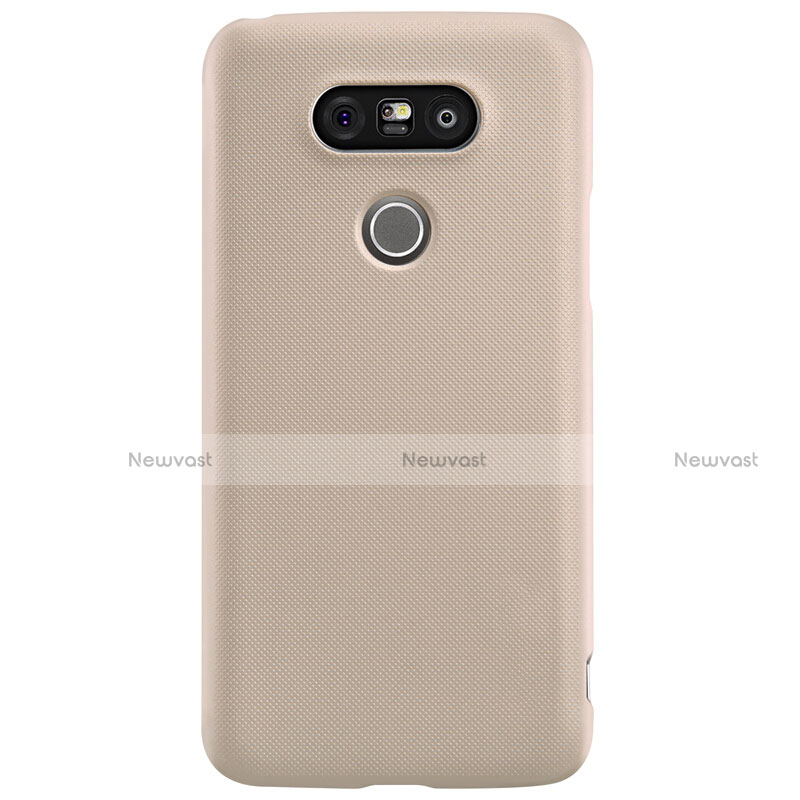 Hard Rigid Plastic Matte Finish Cover R01 for LG G5 Gold