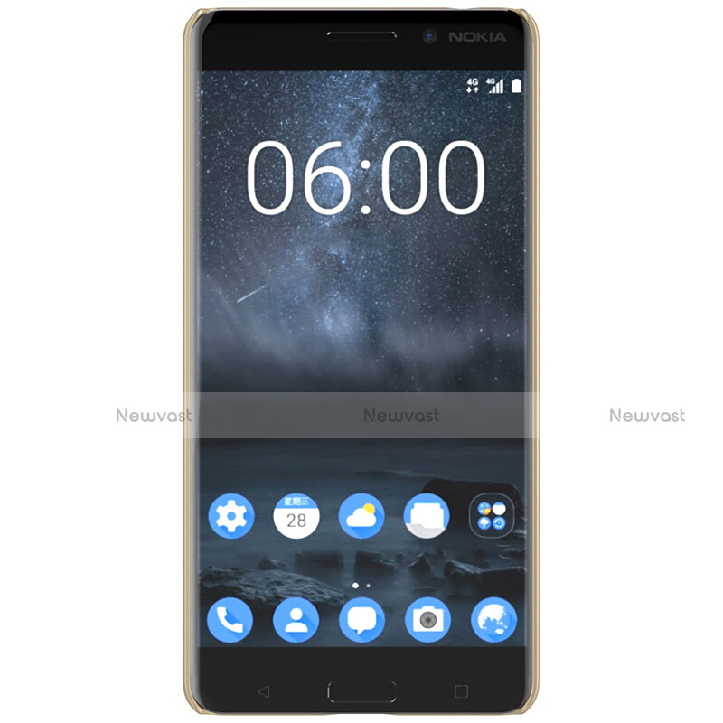 Hard Rigid Plastic Matte Finish Cover R01 for Nokia 6 Gold